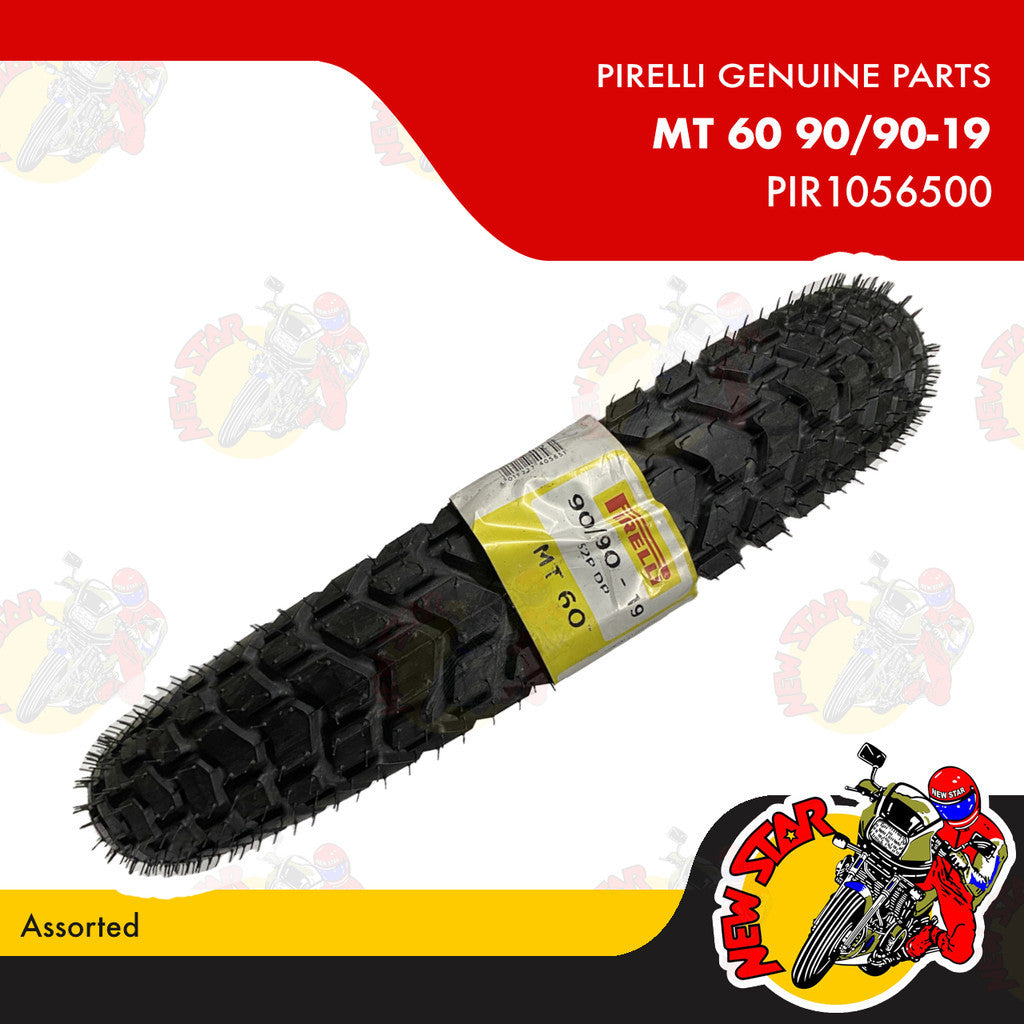 PIR1056500 | MT 60 90/90-19 | Genuine Pirelli tires | Assorted