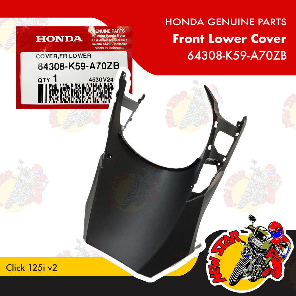 64308-K59-A70ZB | Front Lower Cover | Genuine Honda parts | Click 125i v2