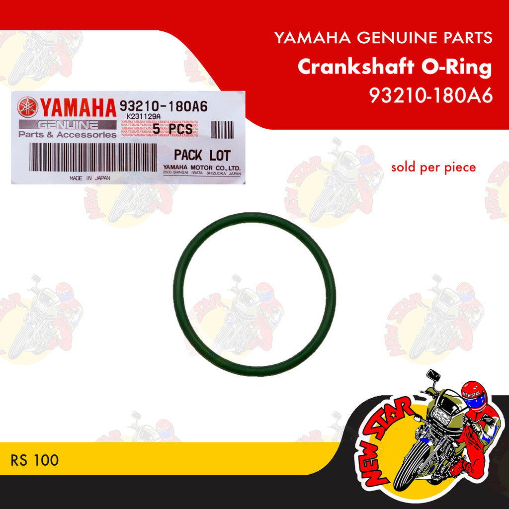 93210-180A6 | Crankshaft O-Ring | Genuine Yamaha parts | RS 100