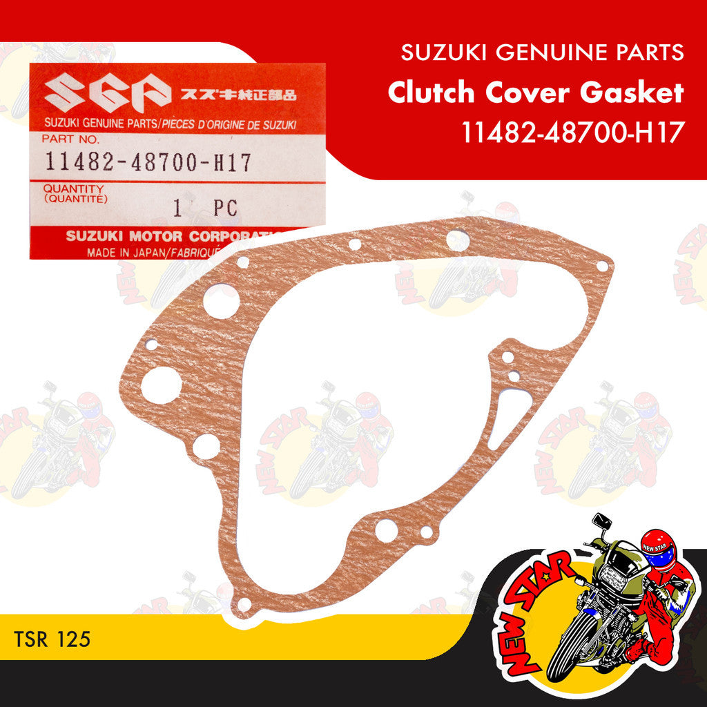 11482-48700-H17 | Clutch Cover Gasket | Genuine Suzuki parts | TSR 125