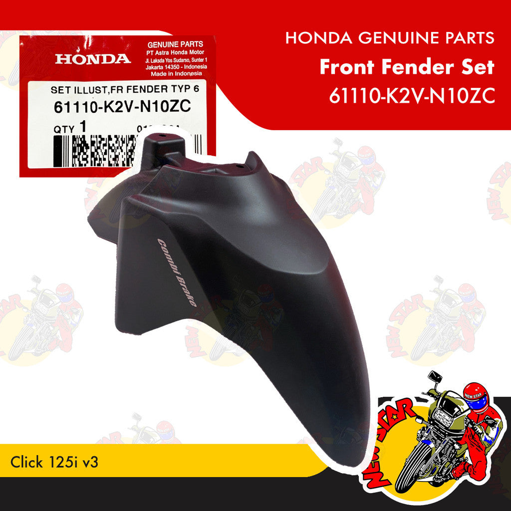 61110-K2V-N10ZC | Front Fender Set | Genuine Honda parts | Click 125i v3