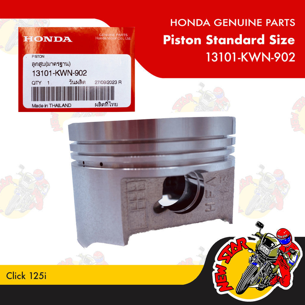 13101-KWN-902 | Piston Standard Size | Genuine Honda parts | Click 125i