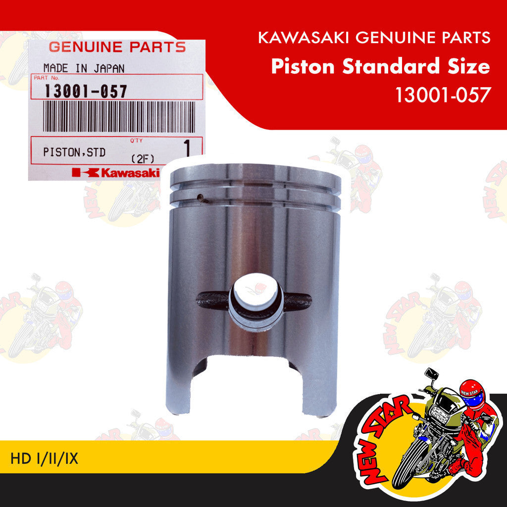13001-057 | Piston Standard Size | Genuine Kawasaki parts | HD I/II/IX
