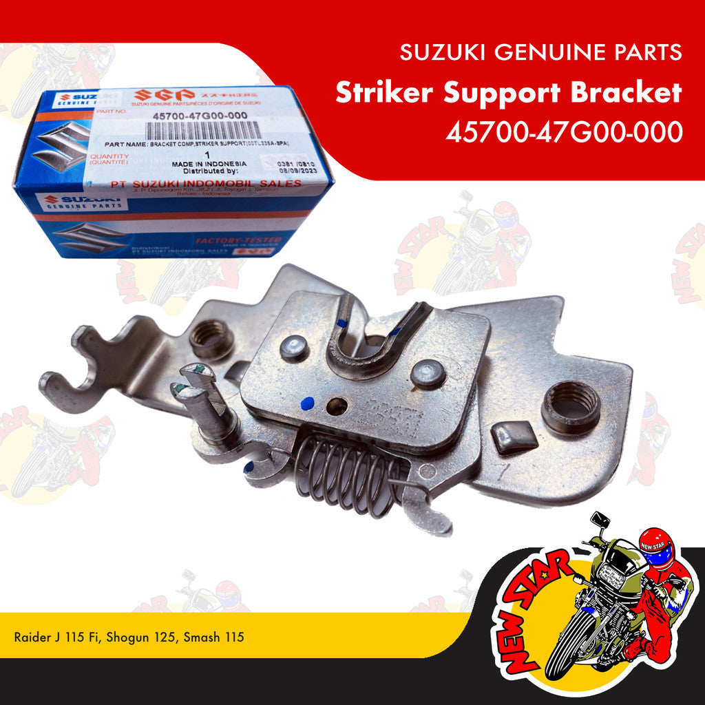 45700-47G00-000 | Striker Support Bracket | Genuine Suzuki parts | Raider J 115 Fi Shogun 125