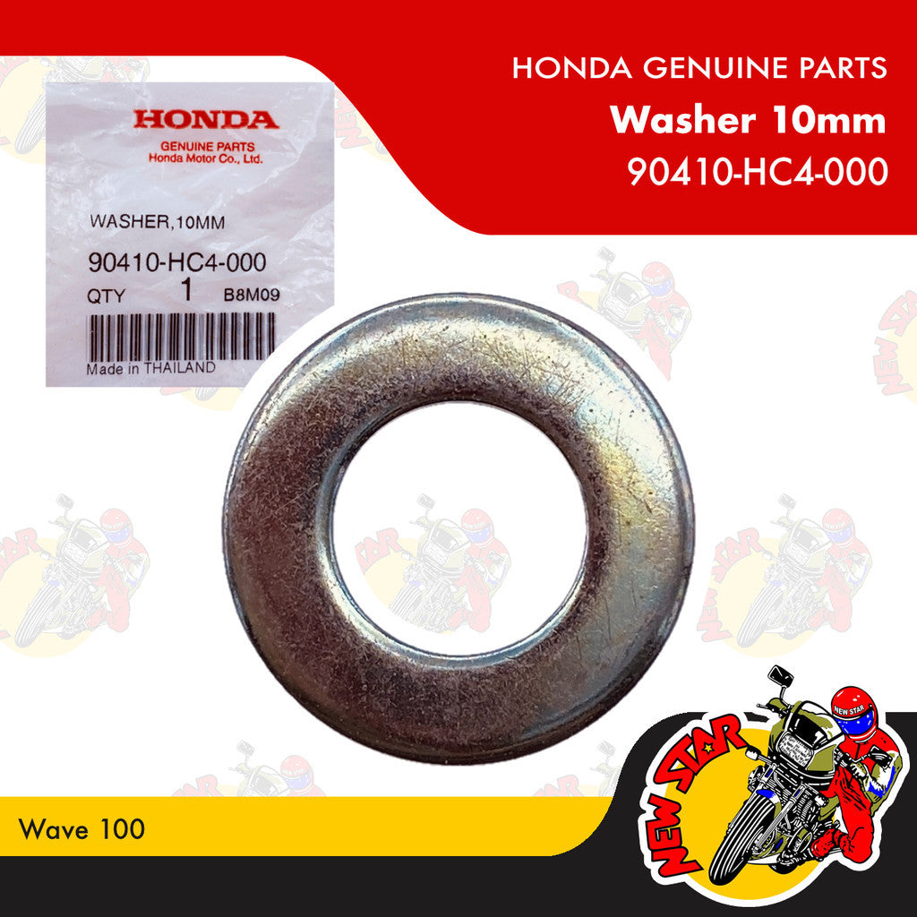90410-HC4-000 | Washer 10mm | Genuine Honda parts | Wave 100