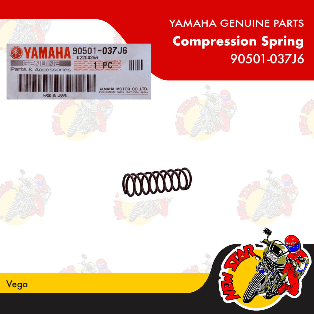 90501-037J6 | Compression Spring | Genuine Yamaha parts | Vega