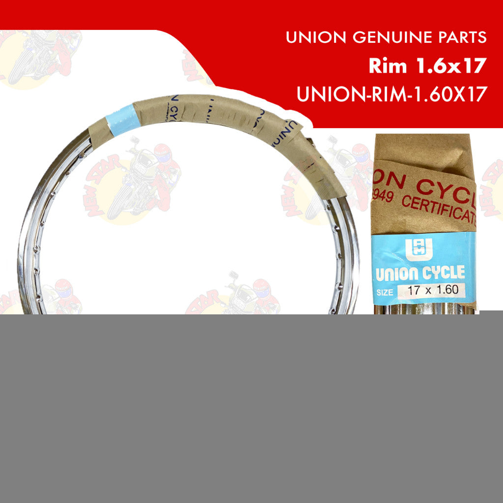 Union-Rim-1.60x17 | Steel Rim 1.6x17 | Genuine Union parts | Assorted
