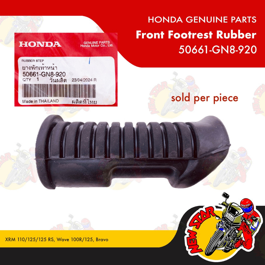 50661-383-670 | Footrest Rubber | Genuine Honda parts | TMX 155