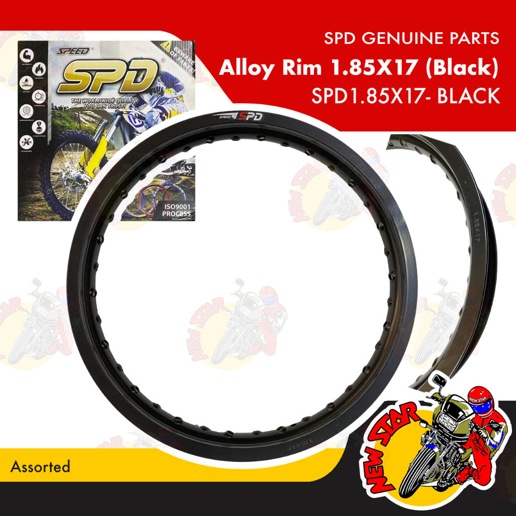 Assorted SPD Alloy Rim 1.85X17 | Genuine SPD parts
