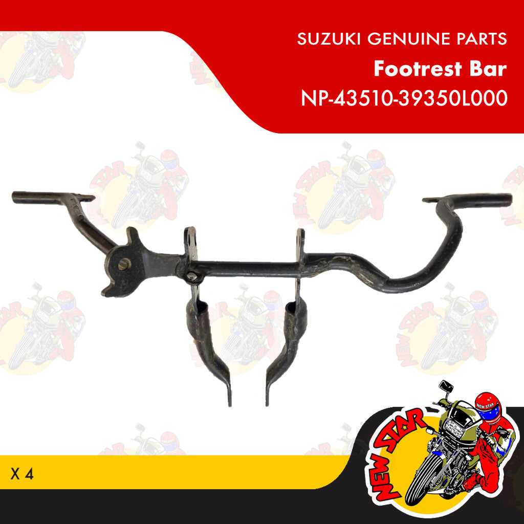 NP-43510-39350L000 | Footrest Bar (No Packaging) | Genuine Suzuki parts | X 4