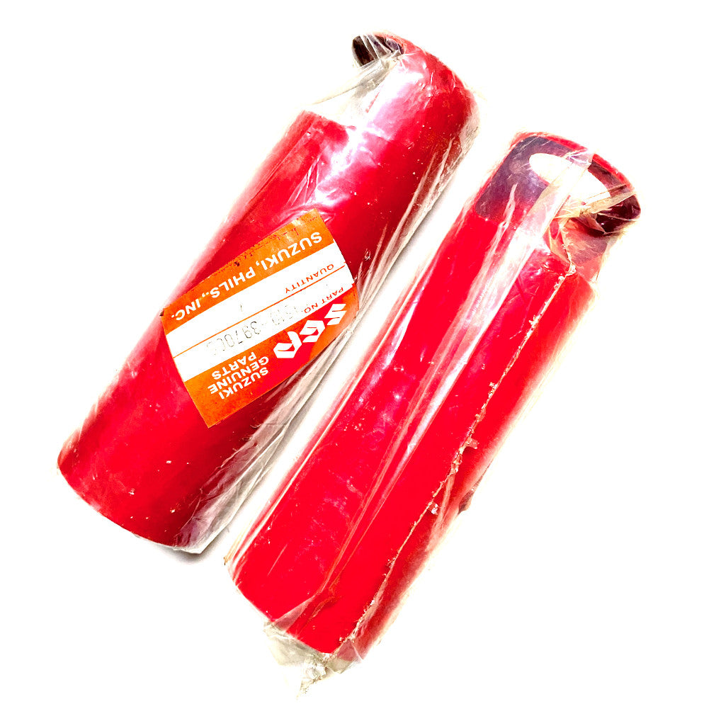 51510-39700L07P-SET | Lower Fork Cover (Red) | Genuine Suzuki parts | X4