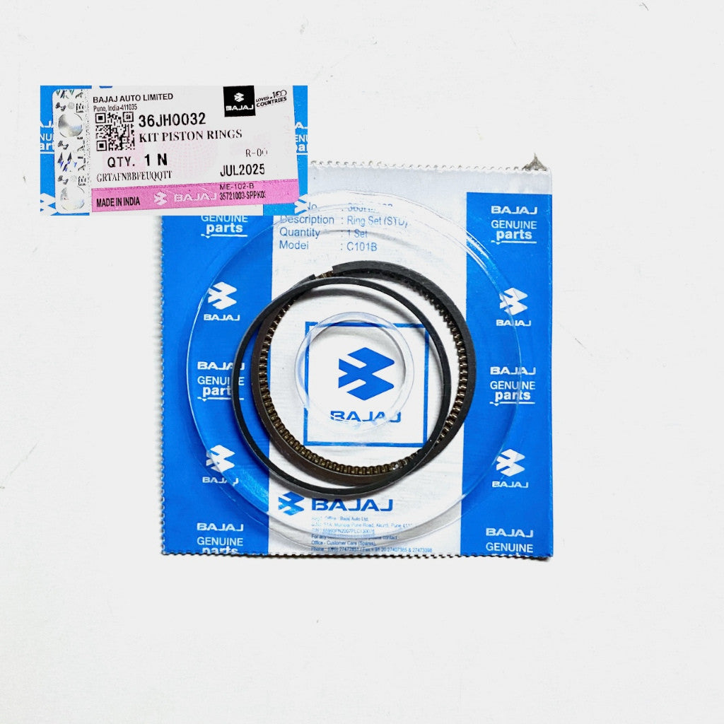 36JH0032 | Piston Ring Set | Genuine Bajaj parts | CT125 USB