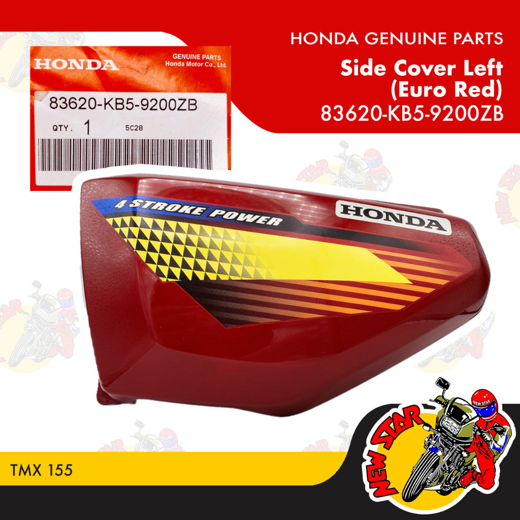 TMX 155 Side Cover Set (Euro Red) | Genuine Honda parts