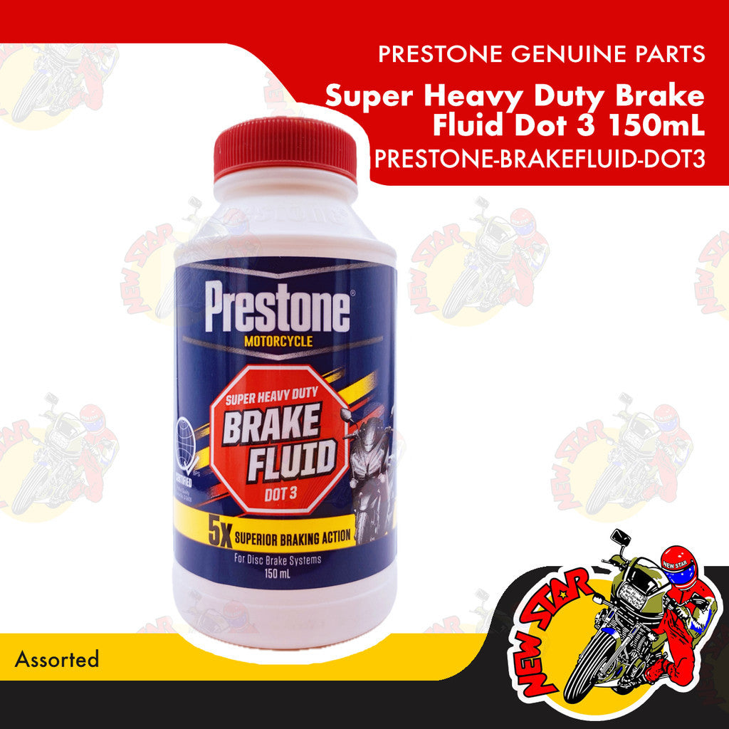 PRESTONE-BrakeFluid-Dot3 | Super Heavy Duty Brake Fluid Dot 3 150mL | Genuine Prestone parts |