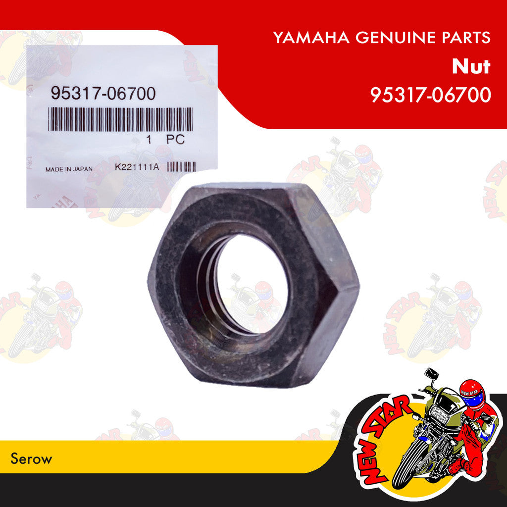 95317-06700 | Nut | Genuine Yamaha parts | Serow
