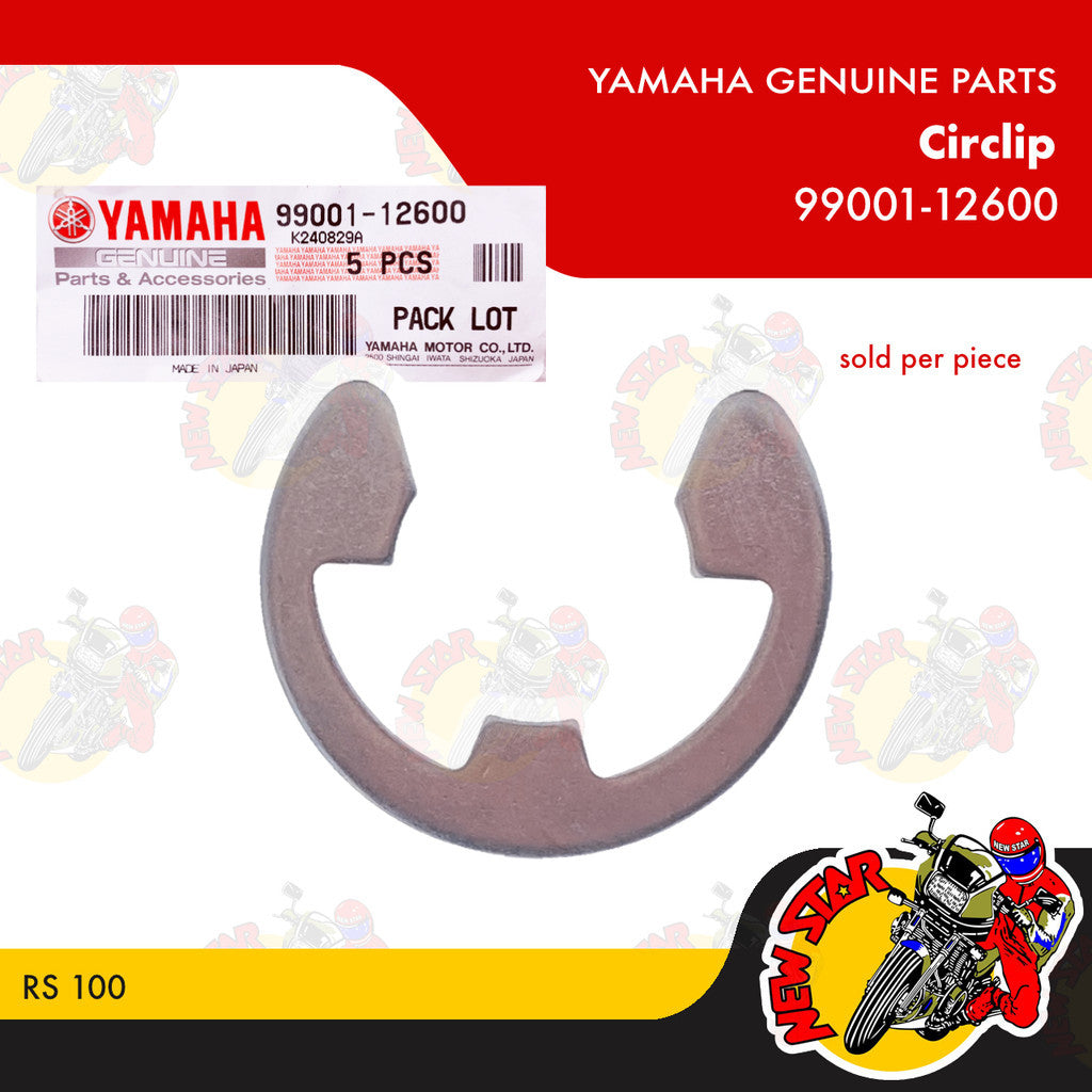 99001-12600 | Circlip | Genuine Yamaha parts | RS 100