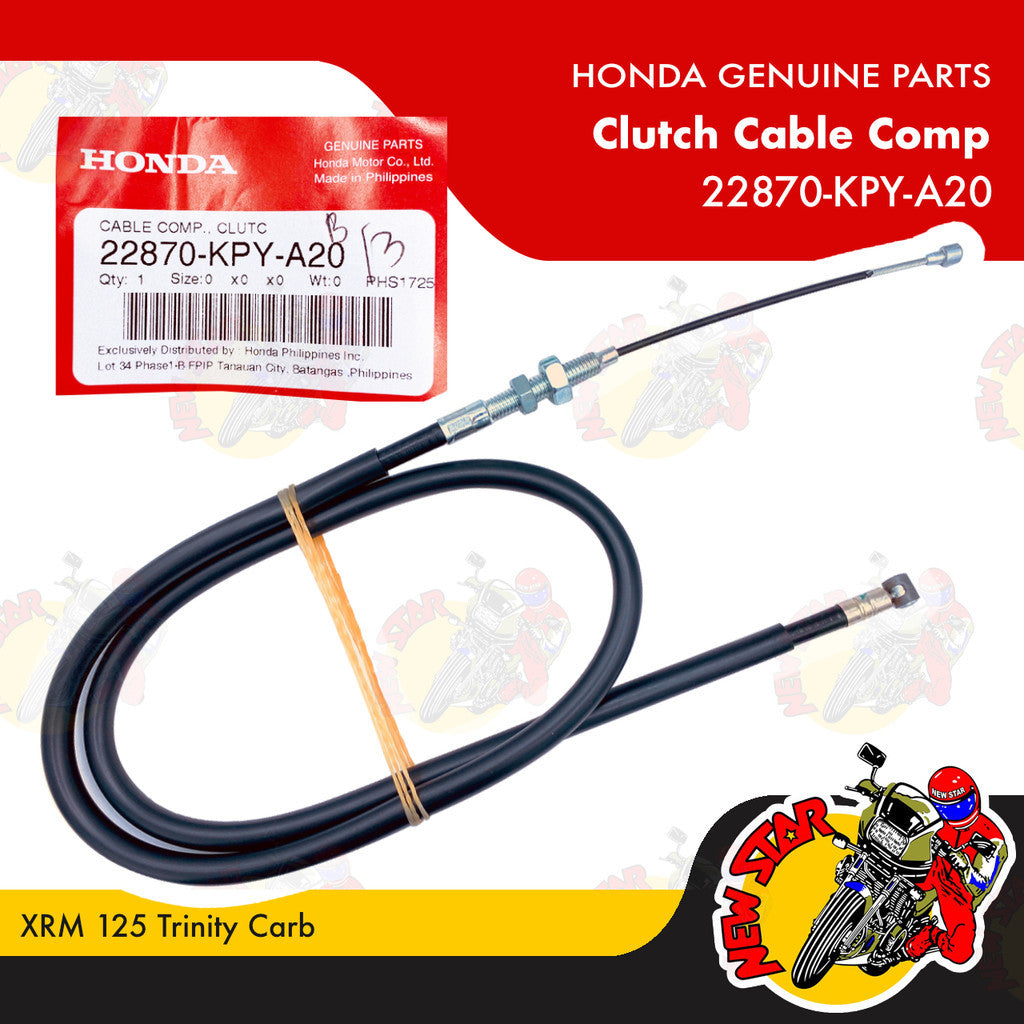 22870-KPY-A20 | Clutch Cable Comp | Genuine Honda parts | XRM 125 Trinity Carb