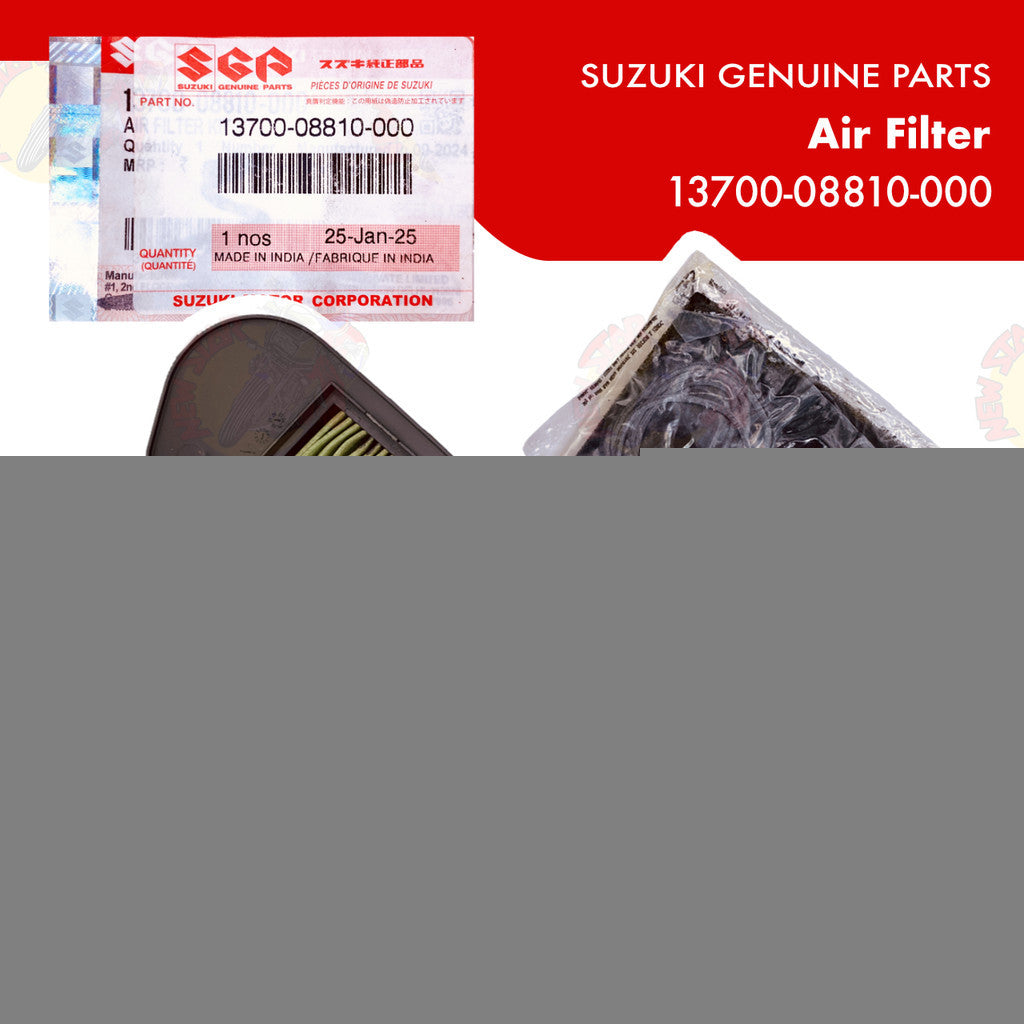 13700-08810-000 | Air Filter | Genuine Suzuki parts | Burgman 125 v1