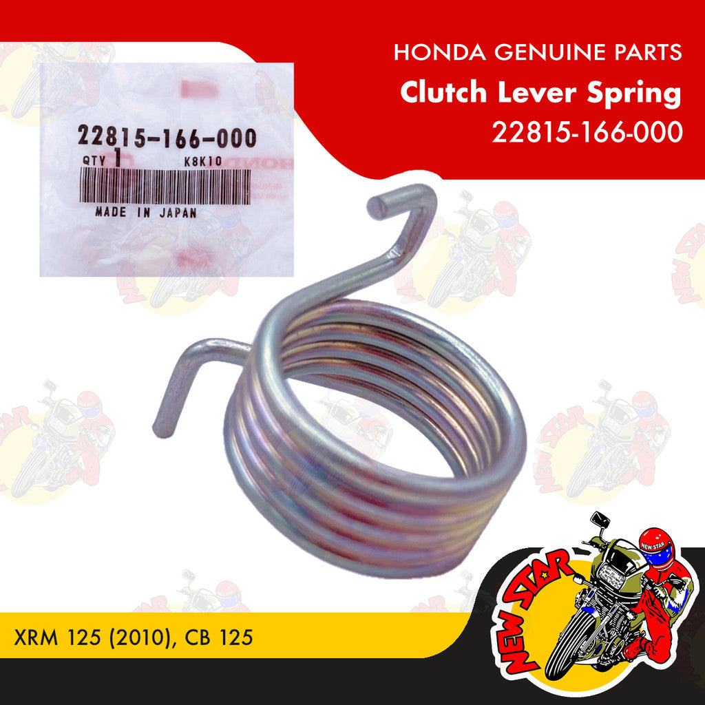 22815-166-000 | Clutch Lever Spring | Genuine Honda parts | XRM 125 (2010) CB 125