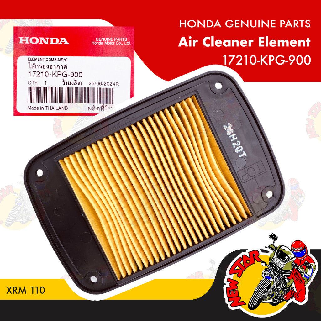 17210-KPG-900 | Air Cleaner Element | Genuine Honda parts | XRM 110