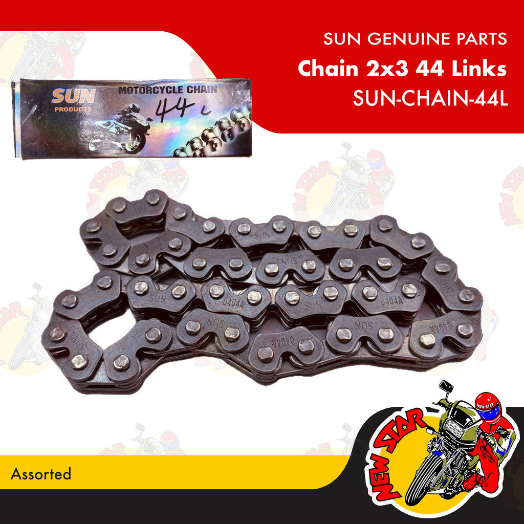 SUN-CHAIN-44L | Chain 2x3 44 Links | Genuine SUN parts | Assorted