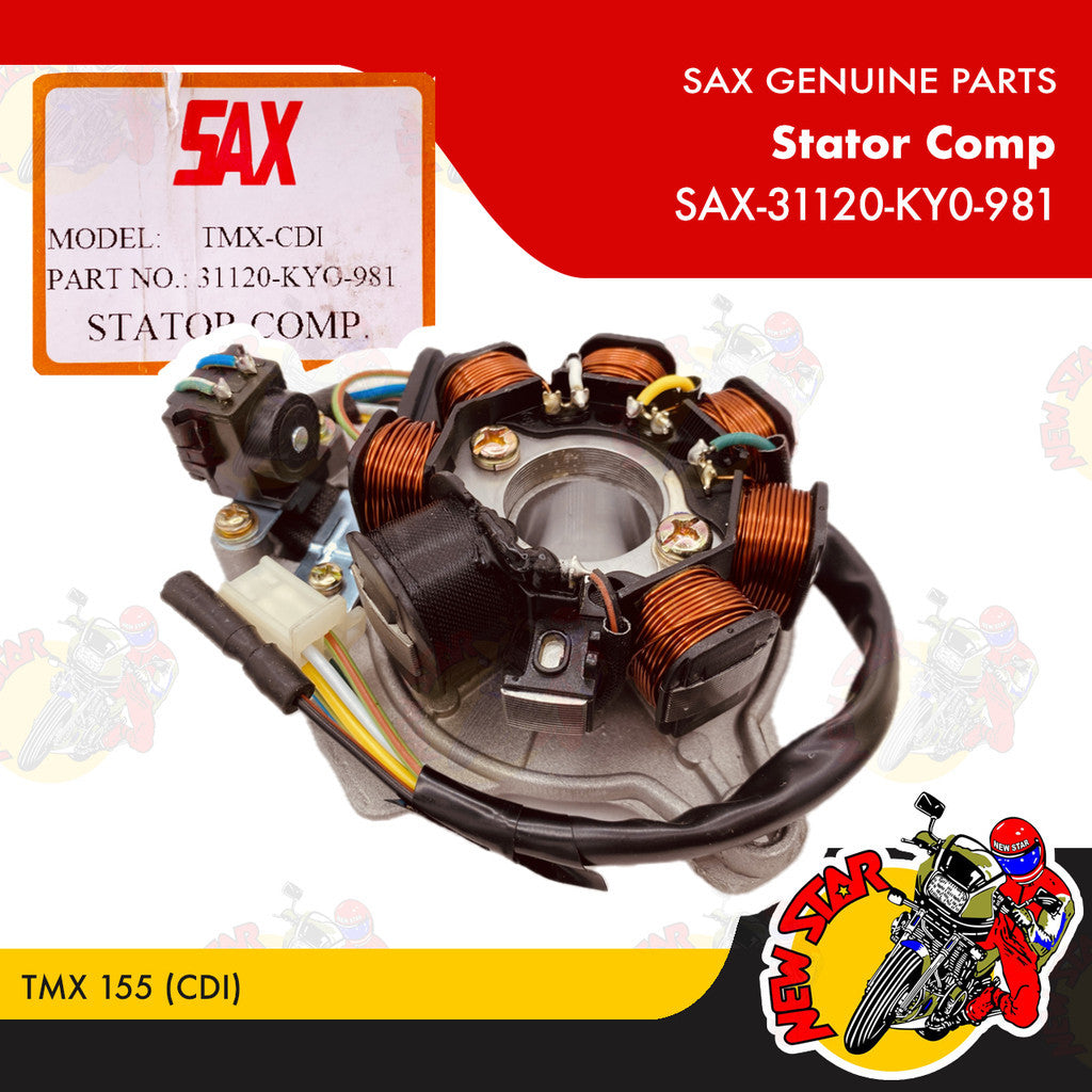 SAX-31120-KY0-981 | Stator Comp | Genuine Sax parts | TMX 155 (CDI)