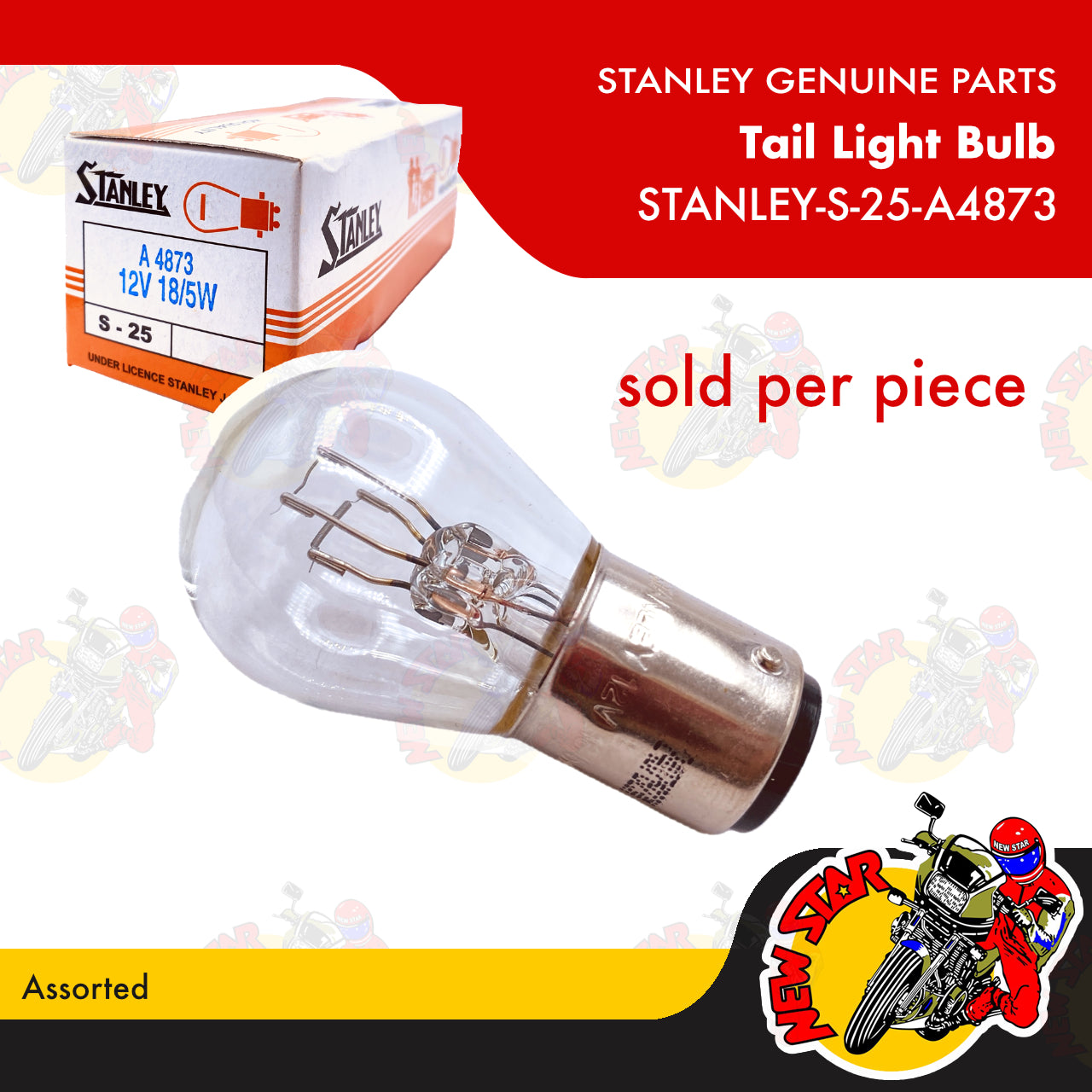 STANLEY-S-25-A4873 | Tail Light Bulb | Genuine Stanley parts | Assorted