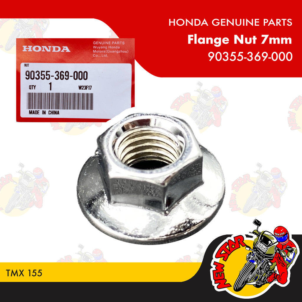 90355-369-000 | Flange Nut 7mm | Genuine Honda parts | TMX 155