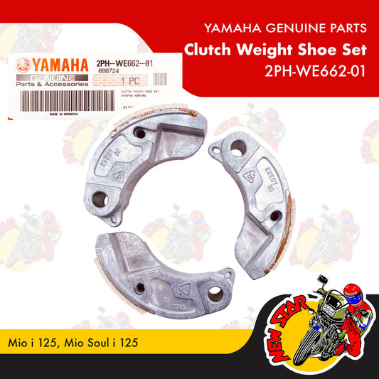 2PH-WE662-01 | Clutch Weight Shoe Set | Genuine Yamaha parts | Mio i 125 Mio Soul i 125