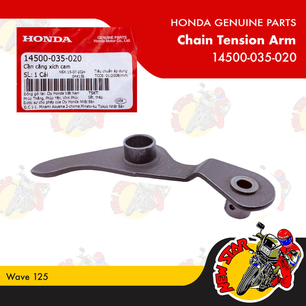 14500-035-020 | Chain Tension Arm | Genuine Honda parts | XRM 110 Wave 100R Bravo