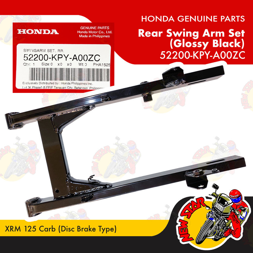 52200-KPY-A00ZC | Rear Swing Arm Set (Glossy Black) | Genuine Honda parts |