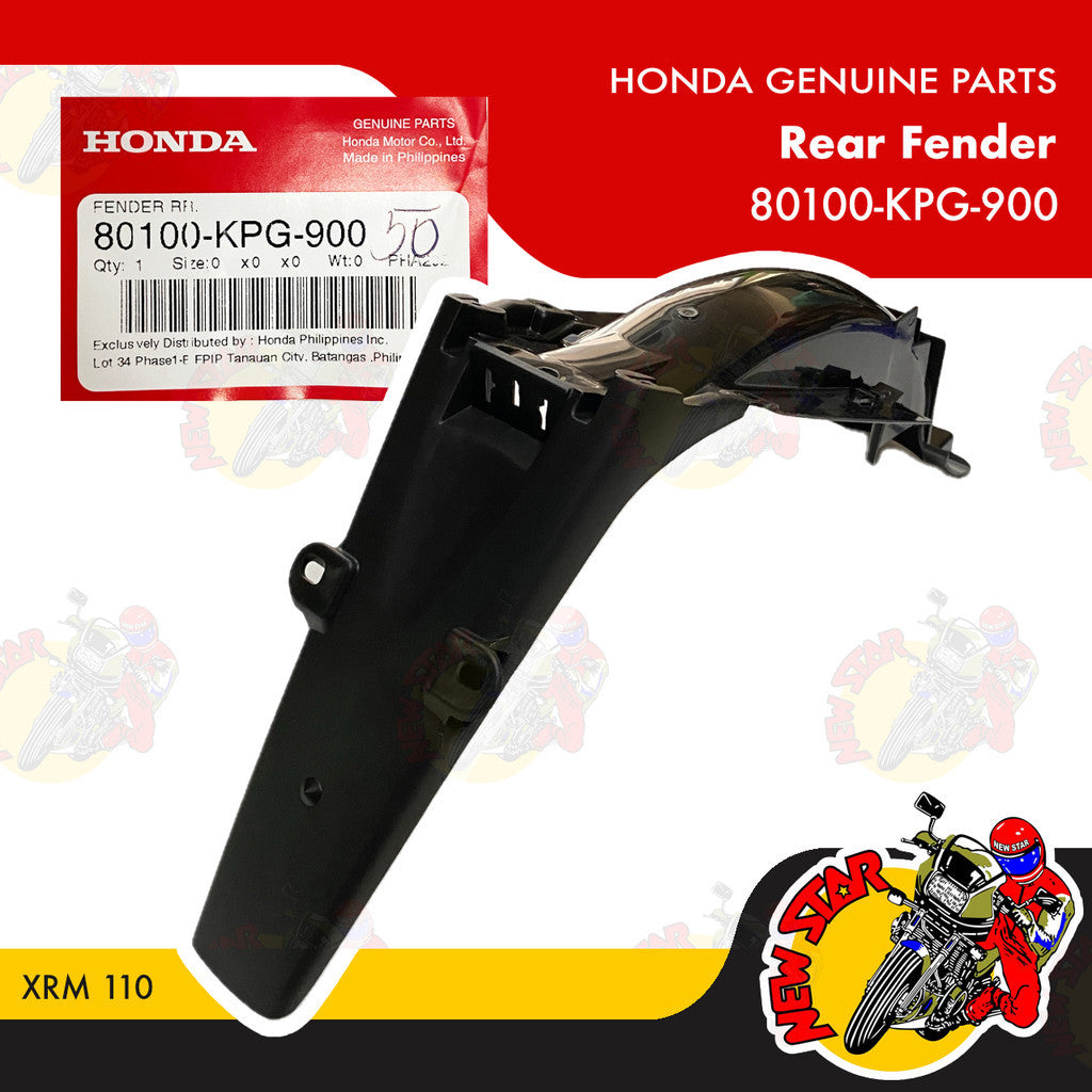 80100-KPG-900 | Rear Fender | Genuine Honda parts | XRM 110