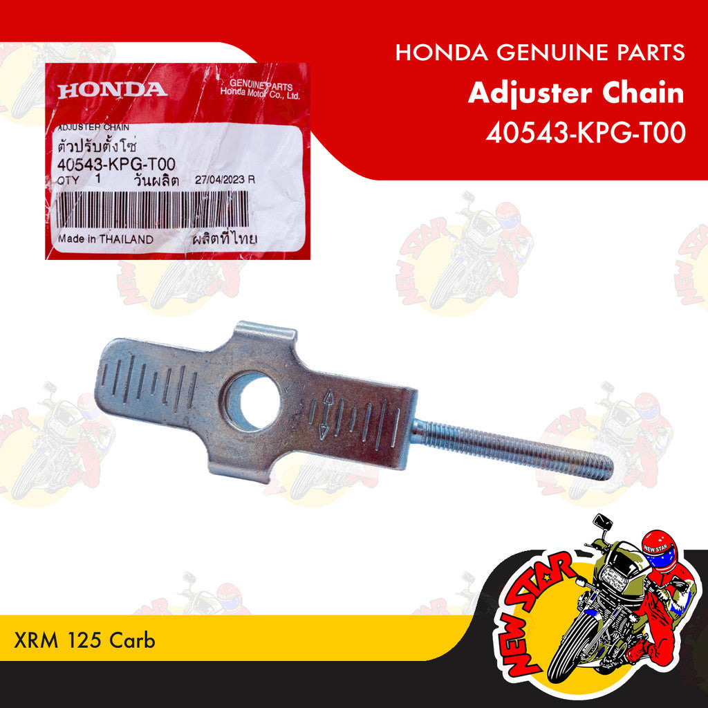 40543-KPG-T00 | Adjuster Chain | Genuine Honda parts | XRM 125 Carb/125 Fi