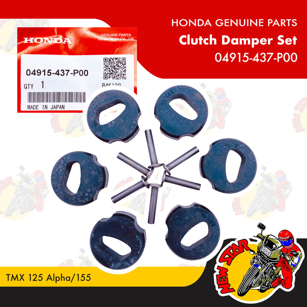04915-437-P00 | Clutch Damper Set | Genuine Honda parts | TMX 125 Alpha/155