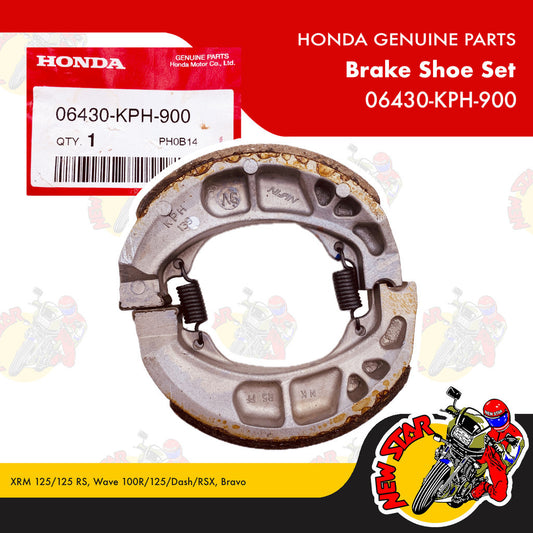 06430-KPH-900 | Brake Shoe Set | Genuine Honda parts | XRM 125/125 RS Wave 100R/125/Dash/RSX Bravo