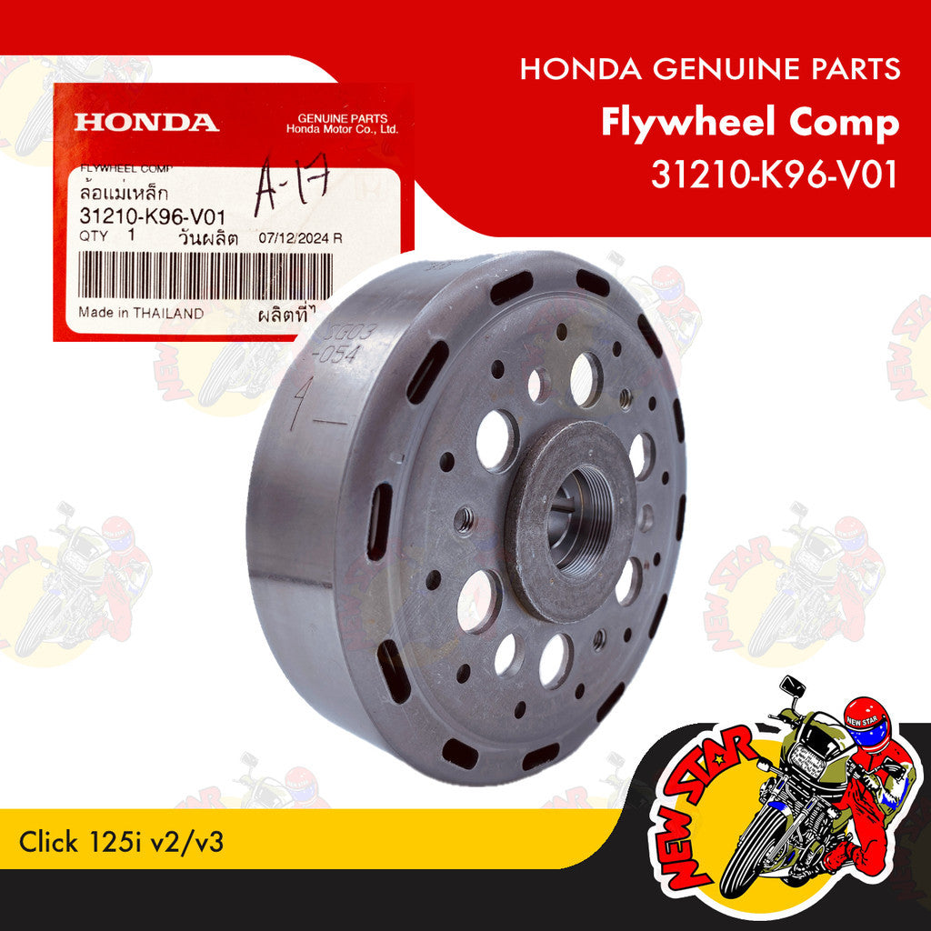 31210-K96-V01 | Flywheel Comp | Genuine Honda parts | Click 125i v2/v3