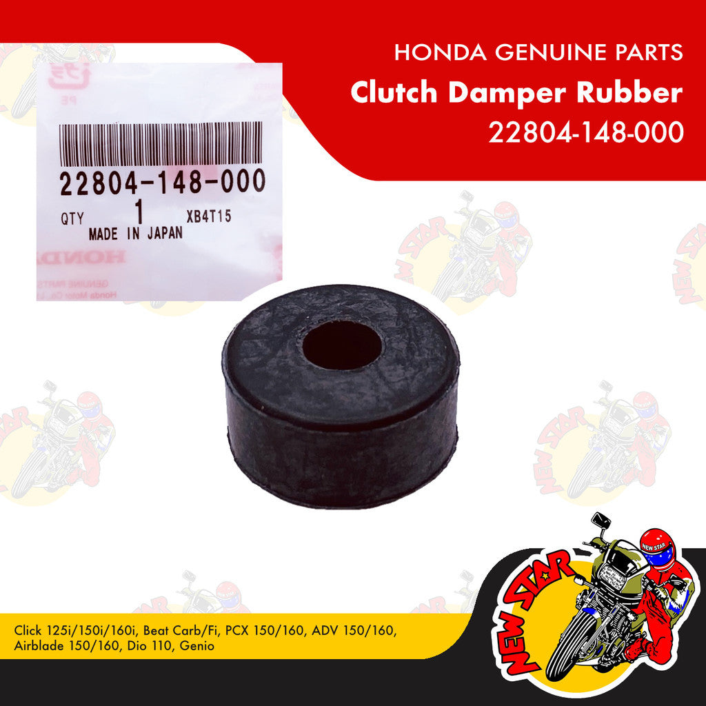 22804-148-000 | Clutch Damper Rubber | Genuine Honda parts | Click 125i/150i Beat Fi PCX 150/160