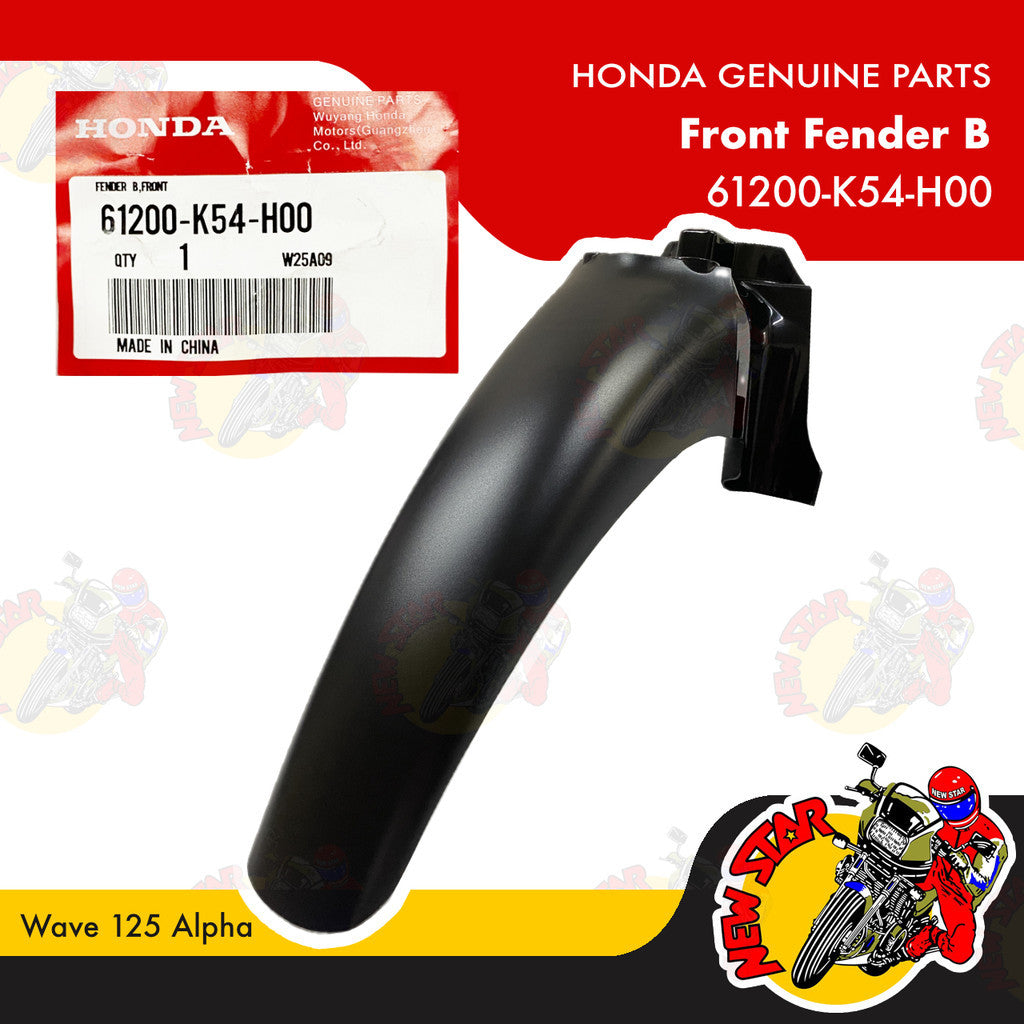 61200-K54-H00 | Front Fender B | Genuine Honda parts | Wave 125 Alpha