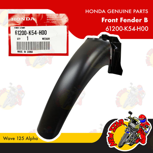 61200-K54-H00 | Front Fender B | Genuine Honda parts | Wave 125 Alpha