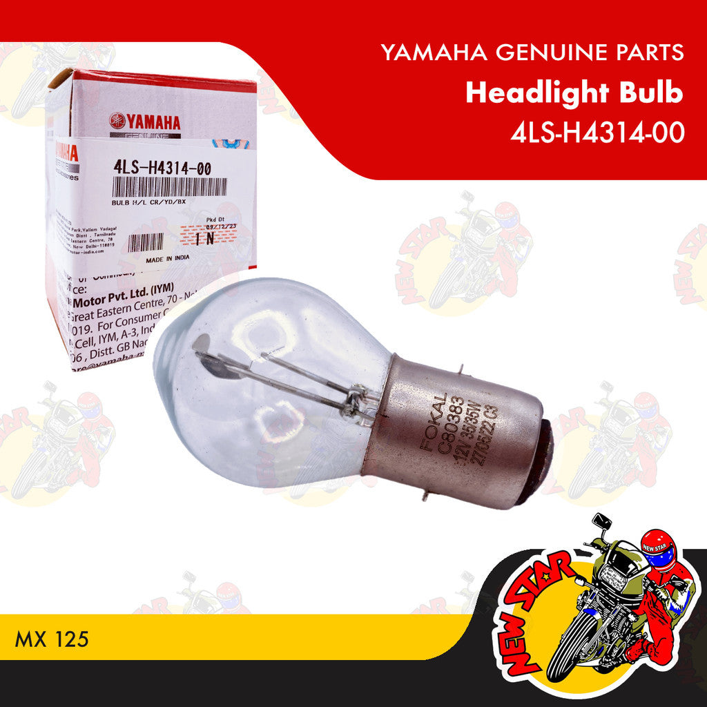 4LS-H4314-00 | Headlight Bulb | Genuine Yamaha parts | MX 125