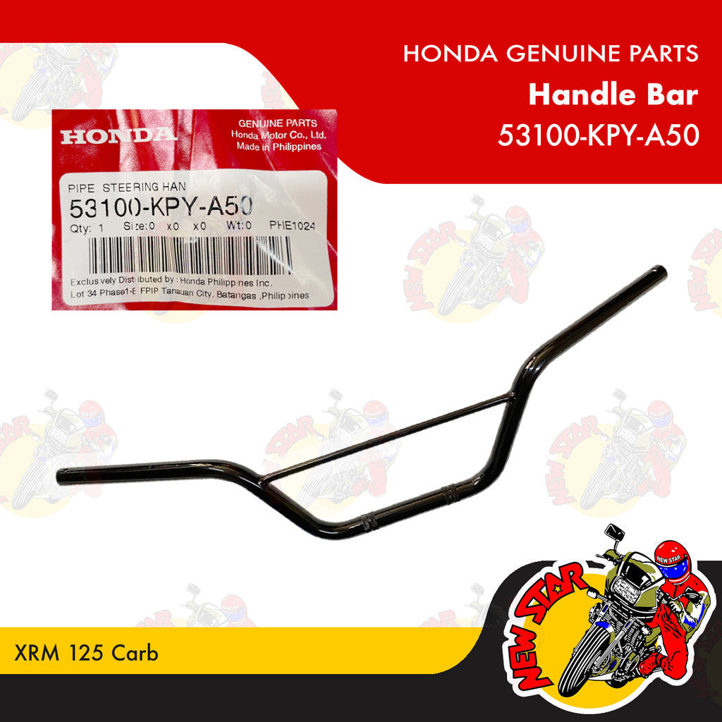 53100-KPY-A50 | Handle Bar | Genuine Honda parts | XRM 125 Carb