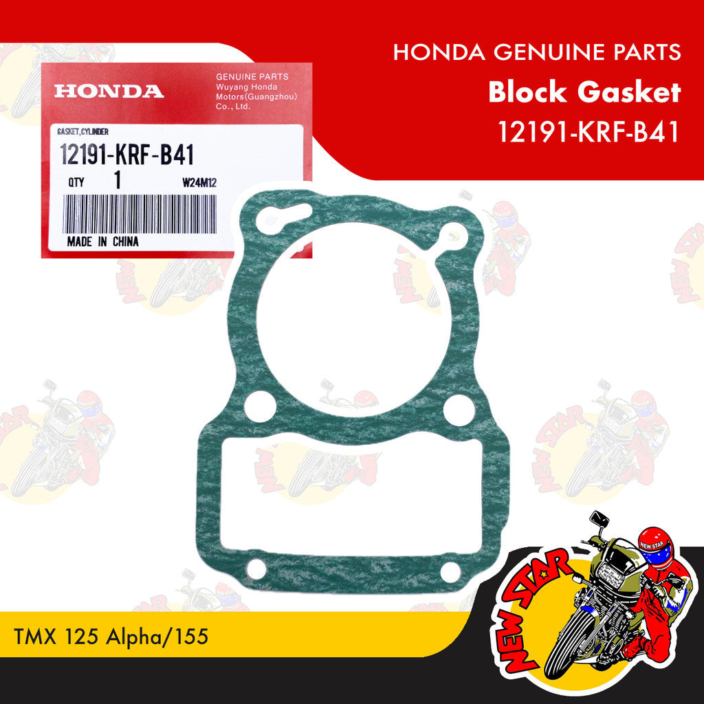 12191-KRF-B41 | Cylinder Block Gasket | Genuine Honda parts | TMX 125 Alpha/155