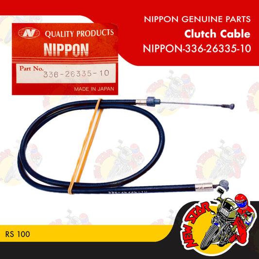 NIPPON-336-26335-10 | Clutch Cable | Genuine Nippon parts | RS 100