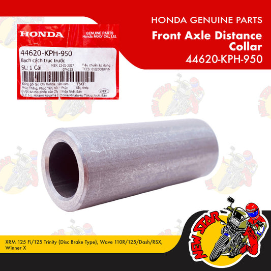 44620-KPH-950 | Front Axle Distance Collar | Genuine Honda parts | XRM 125 Fi/125 Trinity Carb