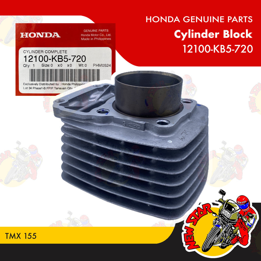 12100-KB5-720 | Cylinder Block | Genuine Honda parts | TMX 155