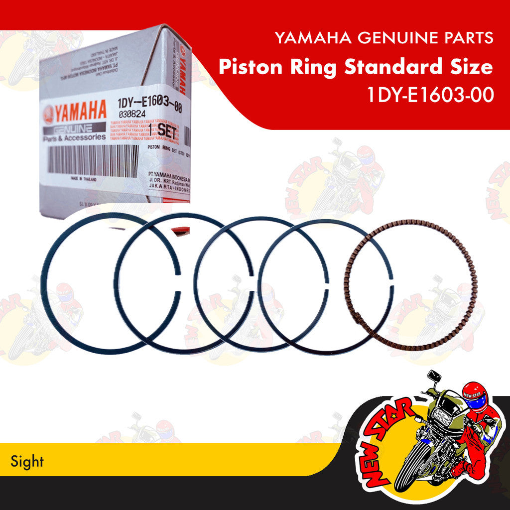 1DY-E1603-00 | Piston Ring Standard Size | Genuine Yamaha parts | Sight Vega Force Fi