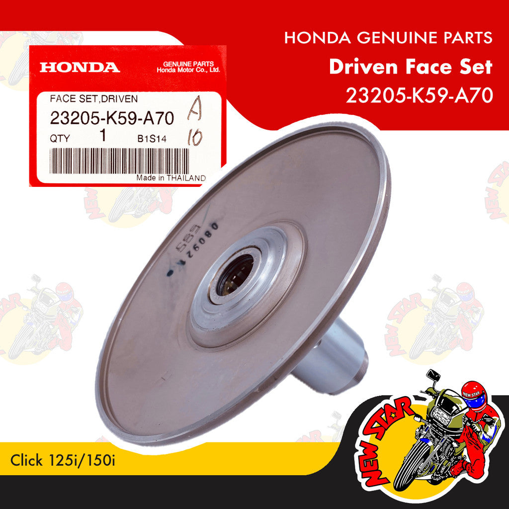 23205-K59-A70 | Driven Face Set | Genuine Honda parts | Click 125i/150i
