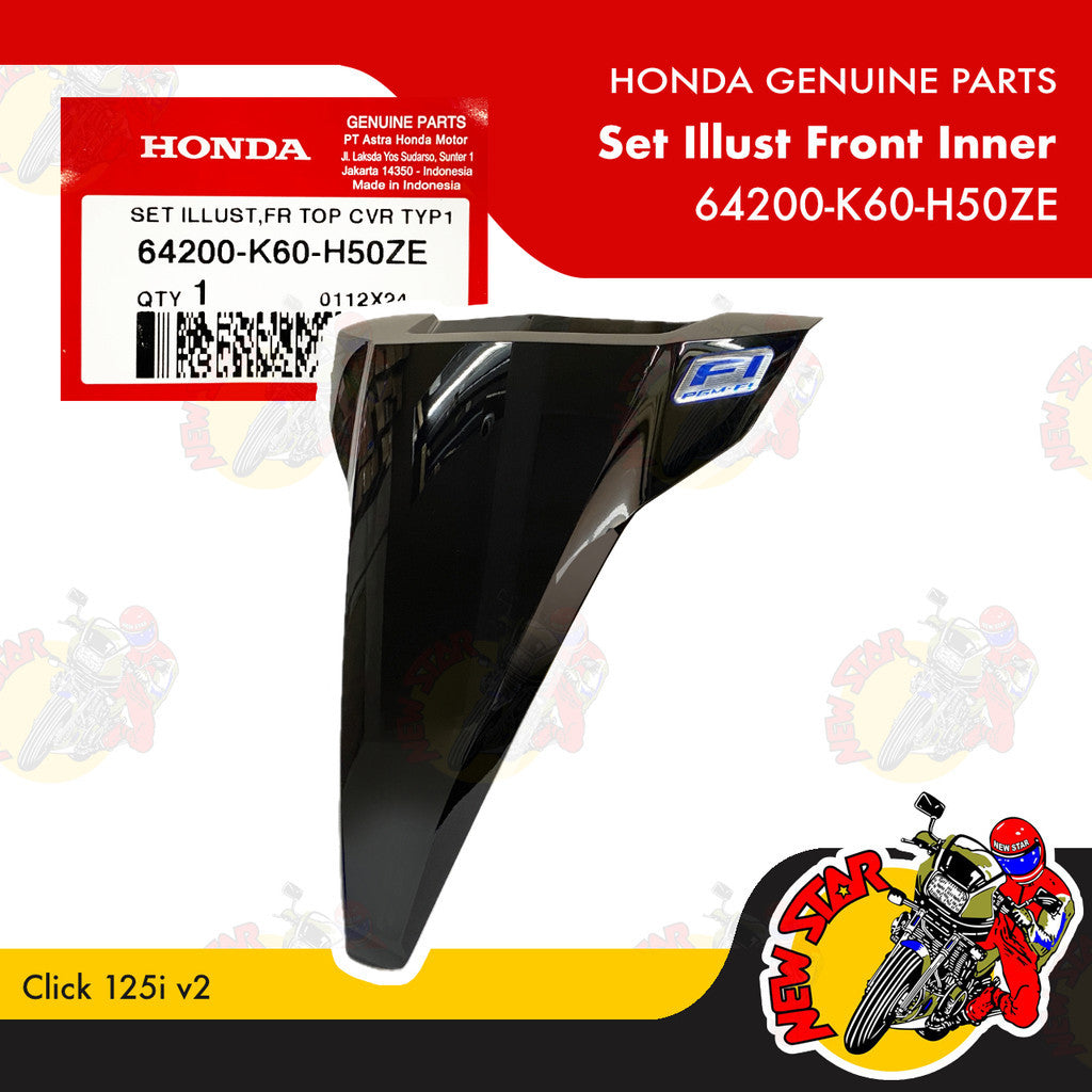 64200-K60-H50ZE | Set Illust Front Inner | Genuine Honda parts | Click 125i v2
