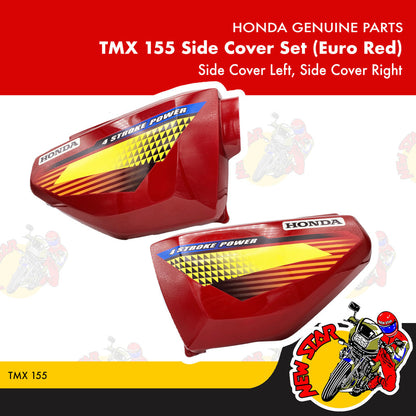 TMX 155 Side Cover Set (Euro Red) | Genuine Honda parts