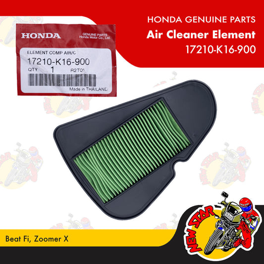17210-K16-900 | Air Cleaner Element | Genuine Honda parts | Beat Fi Zoomer X